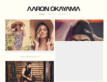 Tablet Screenshot of aaronokayama.com